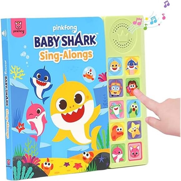 Baby Shark Sing-Alongs 10 Button Sound Book | Baby Shark Toys | Learning Toys - Picture 7 of 7